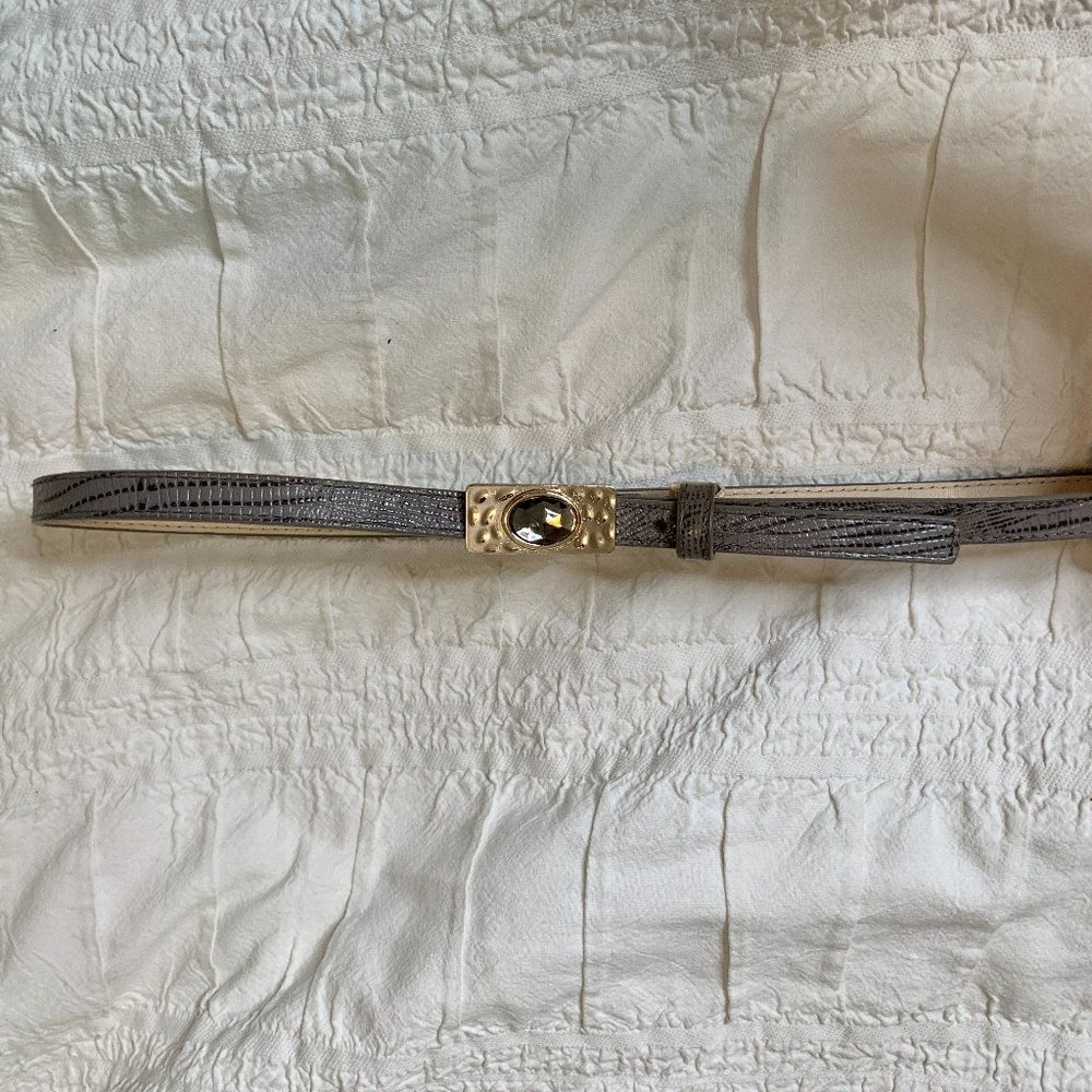 Leather Reiss waist belt